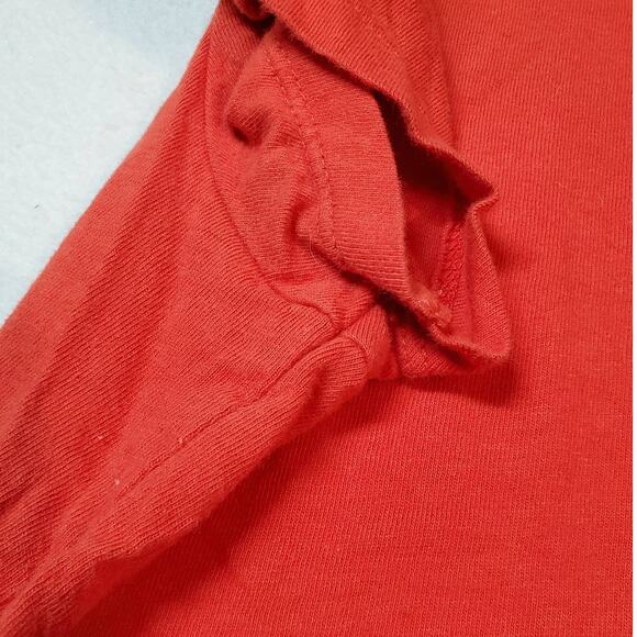 Old Navy Shirt Tee Women Small Perfect Fit Red Can You Ketch-Up To Me Top Casual - Picture 8 of 8